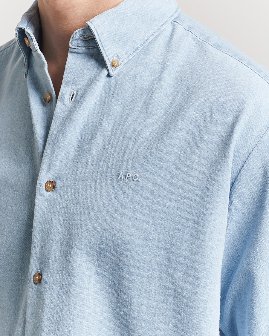 Herren | Hemden | A.P.C. | Mathias Denim Shirt Pale Blue