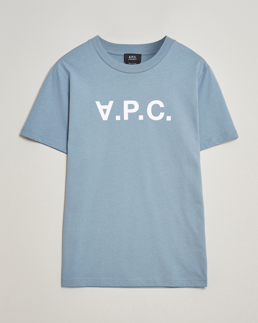 Herren | T-Shirts | A.P.C. | VPC T-Shirt Bleu Gris