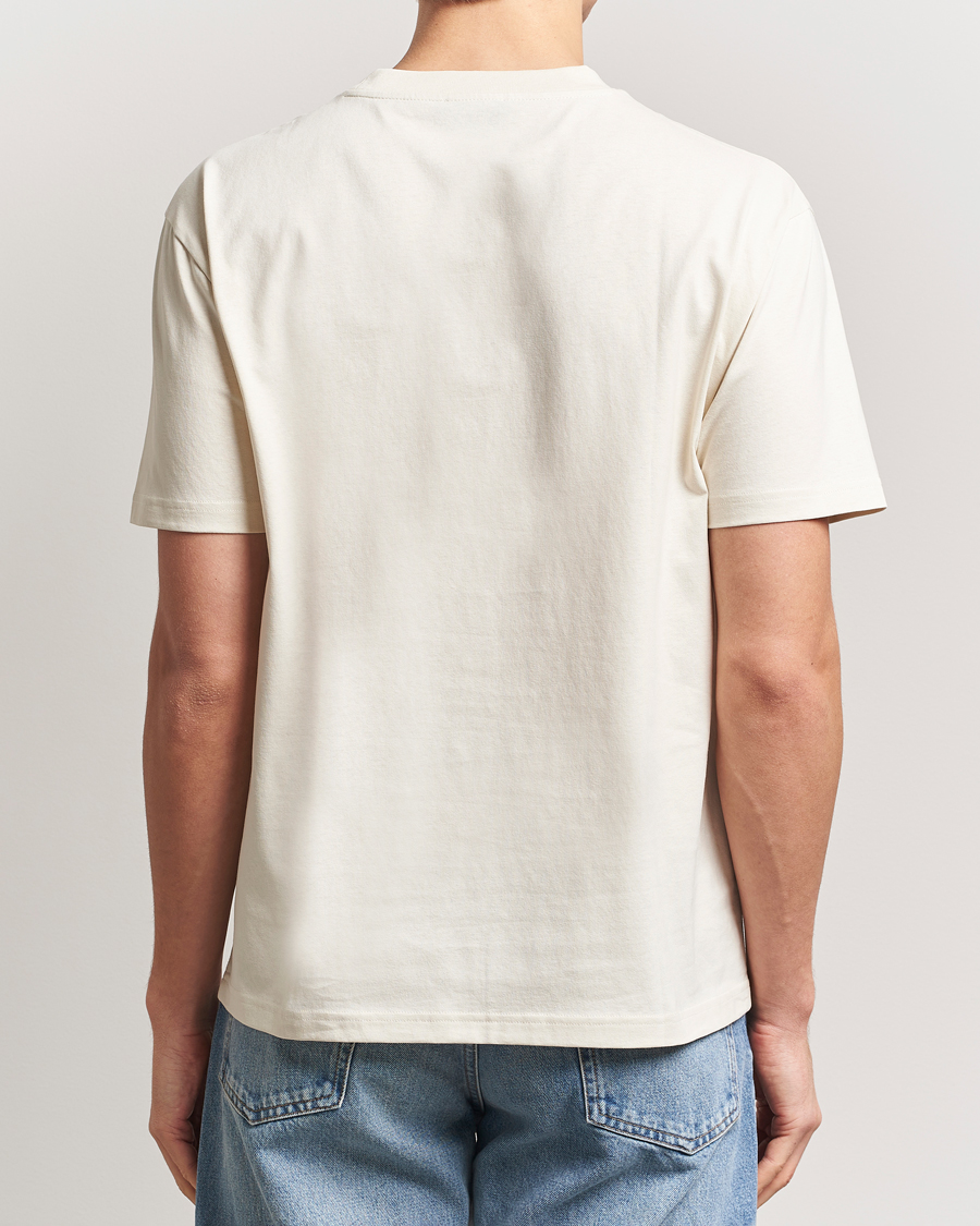 Herren | T-Shirts | A.P.C. | Oscar Embroidered T-Shirt Ecru