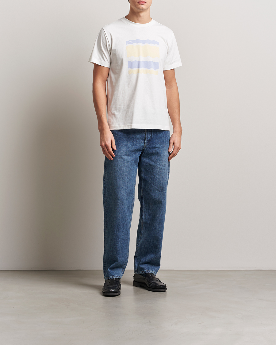 Herren | T-Shirts | A.P.C. | Malone Printed T-Shirt White