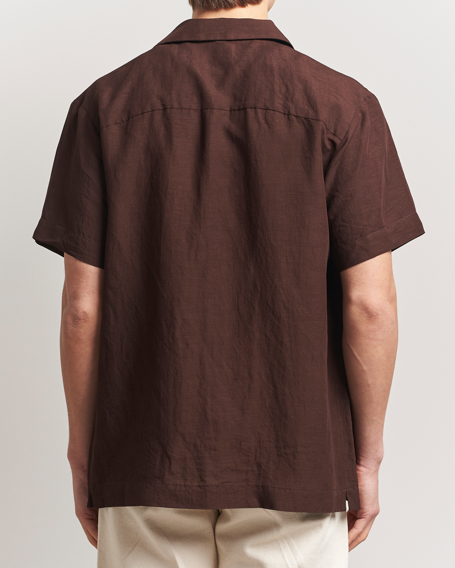 Herren | Hemden | A.P.C. | Roy Woven Short Sleeve Shirt Brown