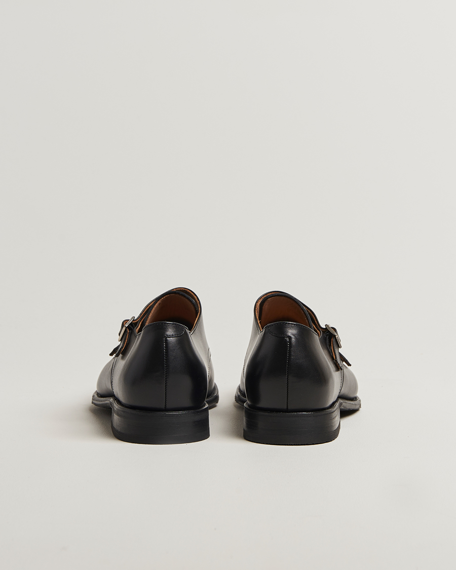 Herren | Monkstrap | Myrqvist | Ålsten Double Monkstrap Black Calf