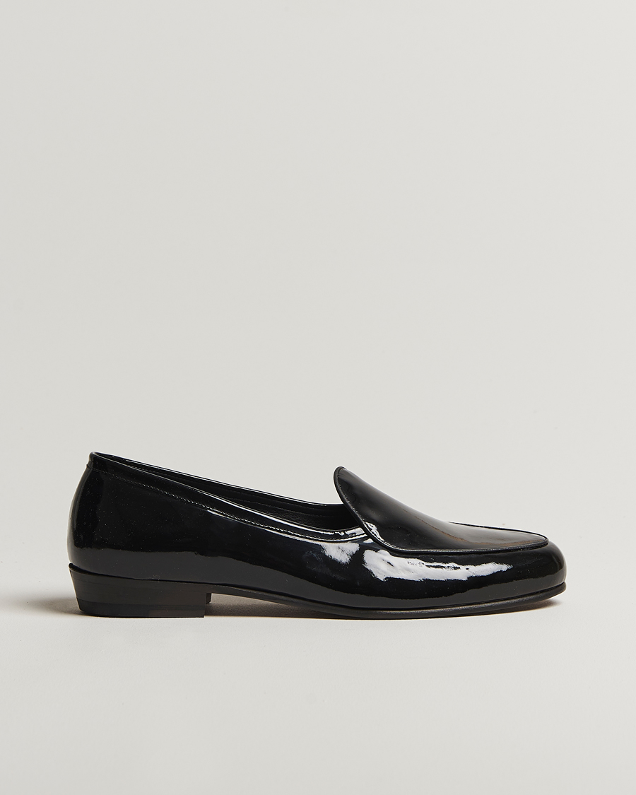 Herren | Lackschuhe | Myrqvist | Ängby Patent Loafer Black
