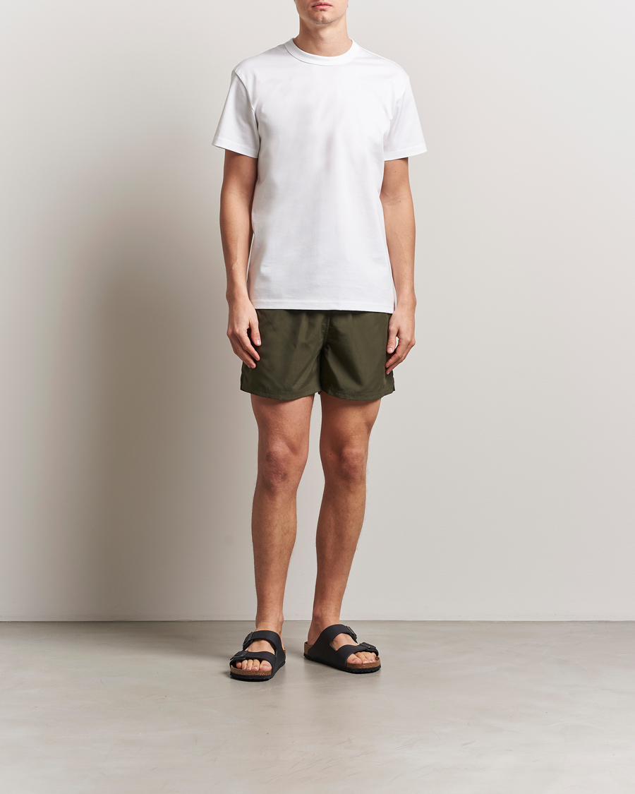 Herren | Badehosen | Bread & Boxers | Swimshorts Dark Army Green