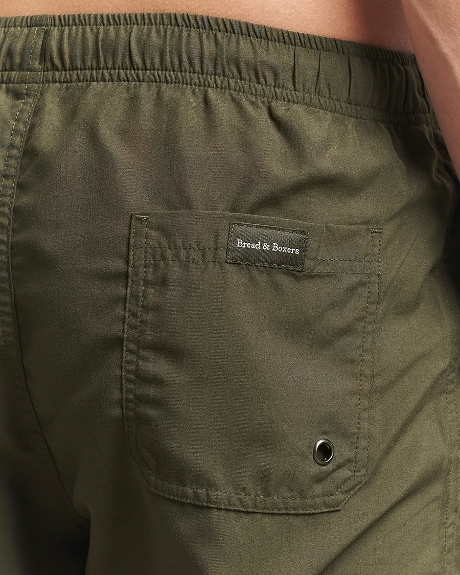 Herren | Badehosen | Bread & Boxers | Swimshorts Dark Army Green