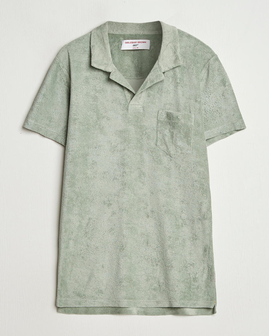 Herren | Poloshirts | Orlebar Brown | Terry 007 Polo Penny Green