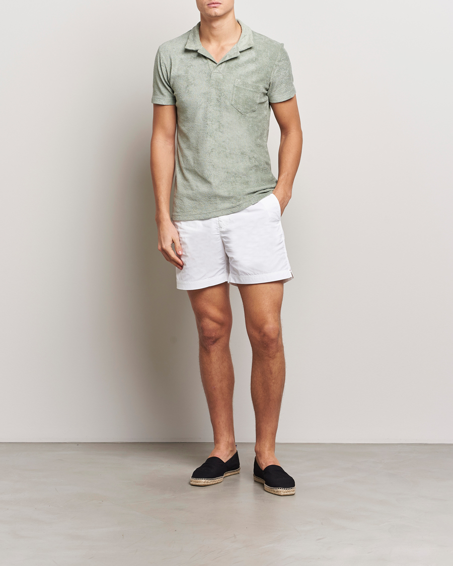 Herren | Poloshirts | Orlebar Brown | Terry 007 Polo Penny Green
