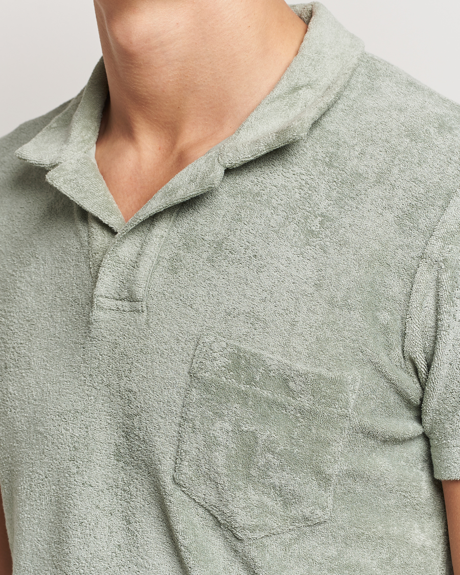 Herren | Poloshirts | Orlebar Brown | Terry 007 Polo Penny Green