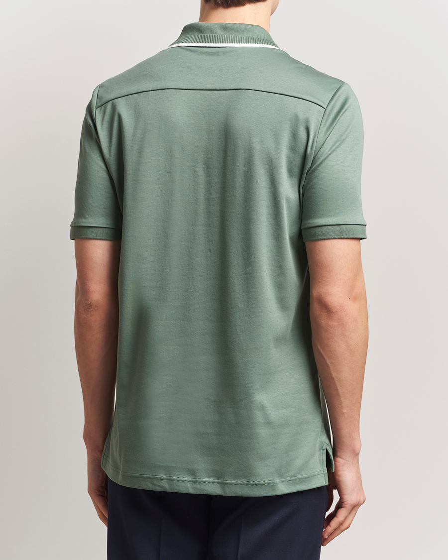 Herren | Poloshirts | Eton | Supima Cotton Interlock Polo Dark Green