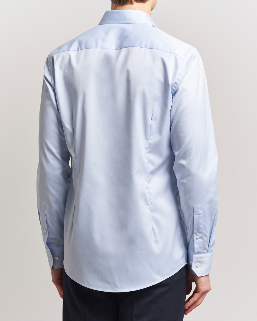 Herren | Hemden | Eton | Slim Fit Signature Twill Contrast Shirt Light Blue