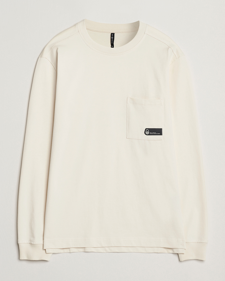 Herren | T-Shirts | Sail Racing | Cyclone Heavy Cotton Long Sleeve T-Shirt Off White
