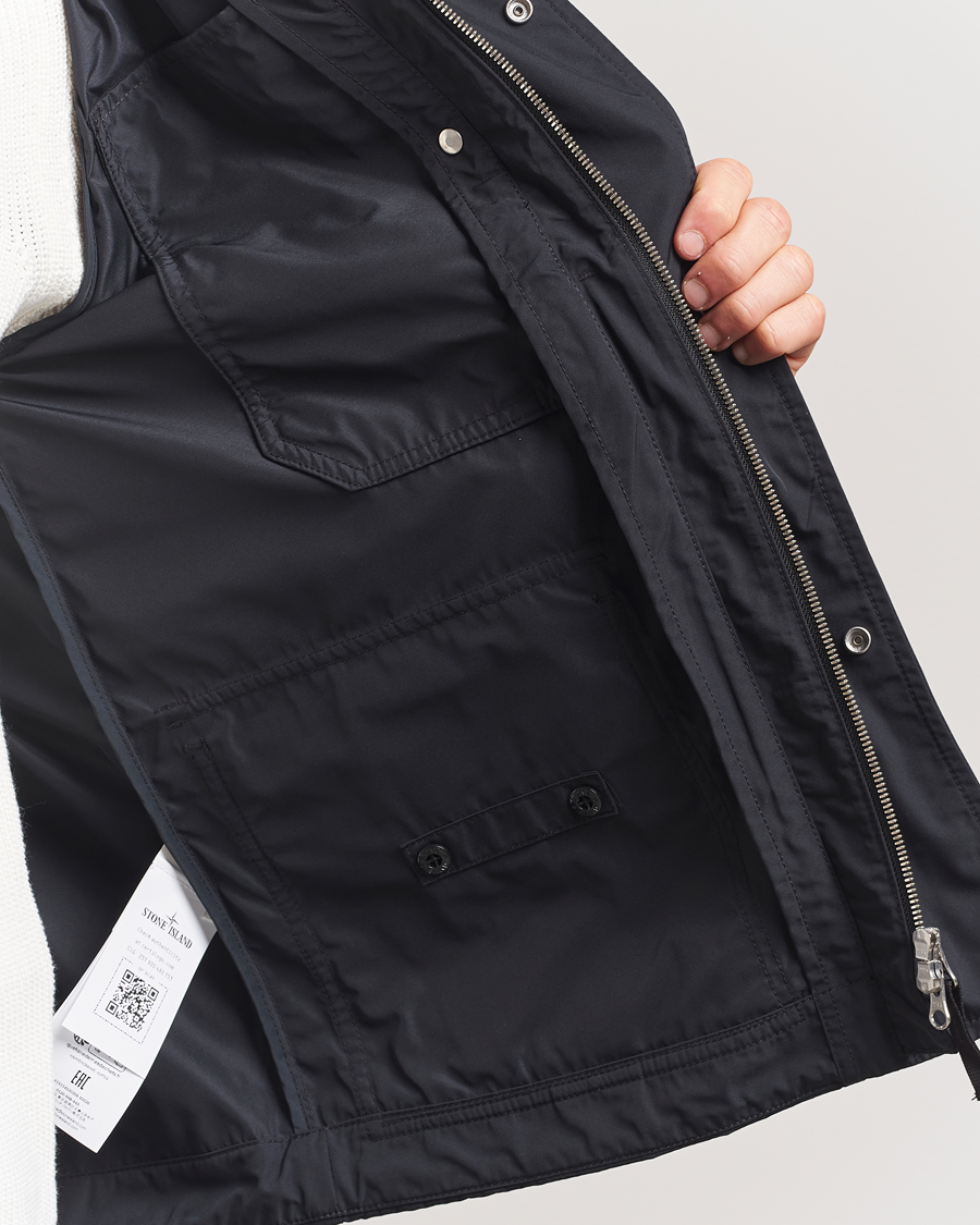 Herren | Jacken | Stone Island | Micro Twill Short Parka Black