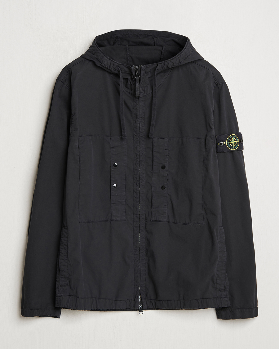 Herren | Jacken | Stone Island | Supima Cotton Stretch Hooded Jacket Black