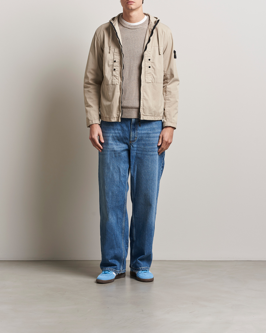 Herren | Jacken | Stone Island | Supima Cotton Stretch Hooded Jacket Desert