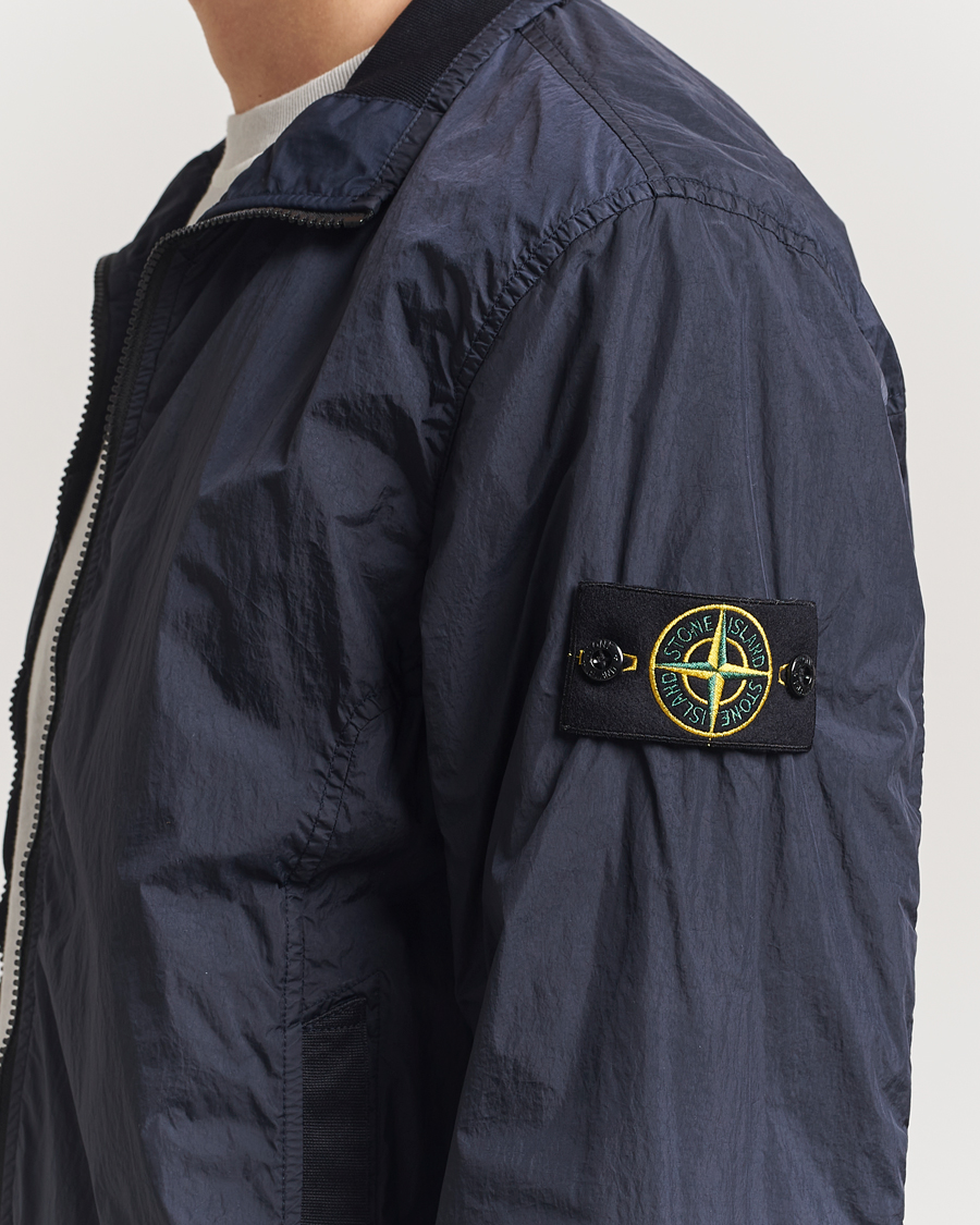 Herren | Jacken | Stone Island | Crinkle Reps Short Jacket Navy Blue