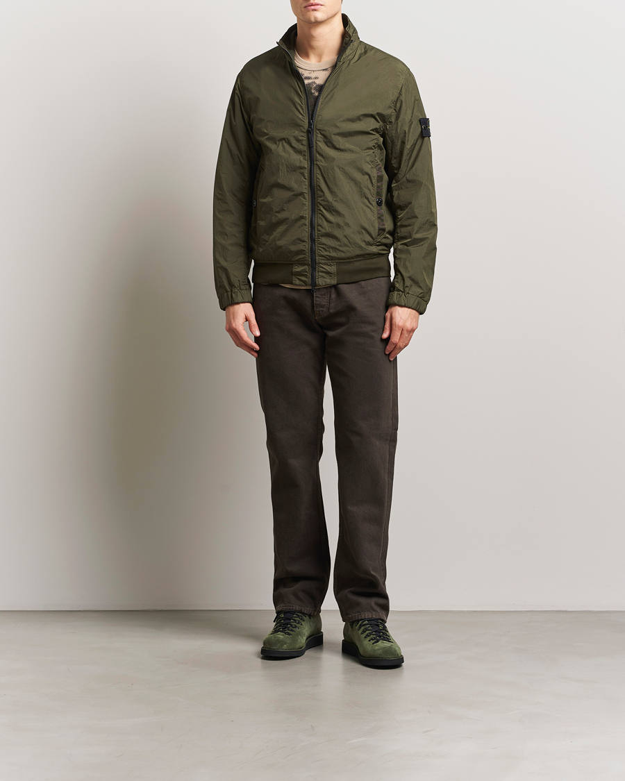 Herren | Jacken | Stone Island | Crinkle Reps Short Jacket Military Green