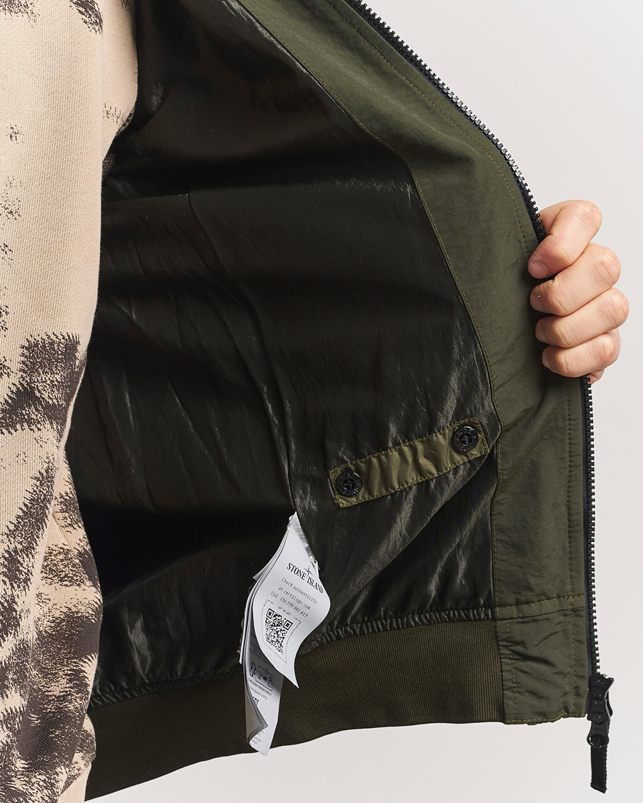 Herren | Jacken | Stone Island | Crinkle Reps Short Jacket Military Green