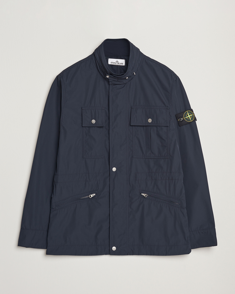 Herren | Jacken | Stone Island | Micro Twill Field Jacket Navy Blue