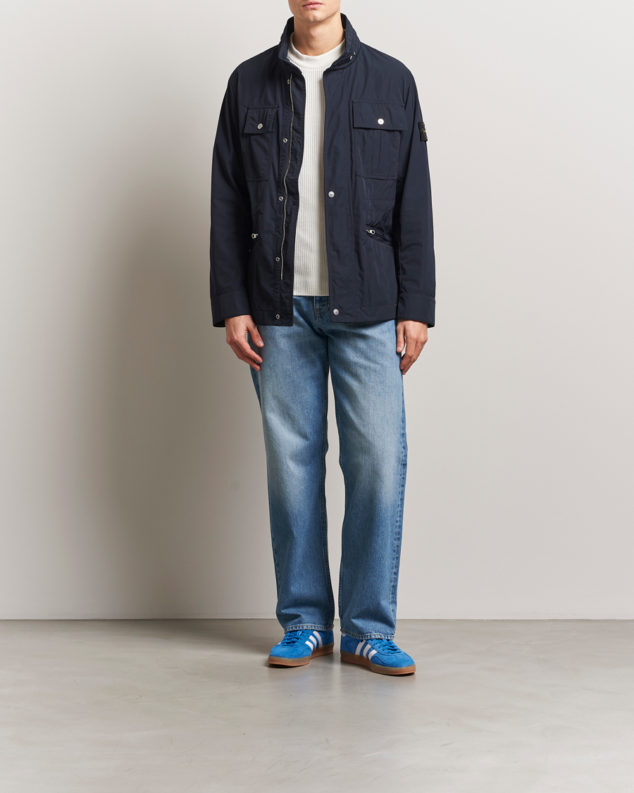 Herren | Jacken | Stone Island | Micro Twill Field Jacket Navy Blue
