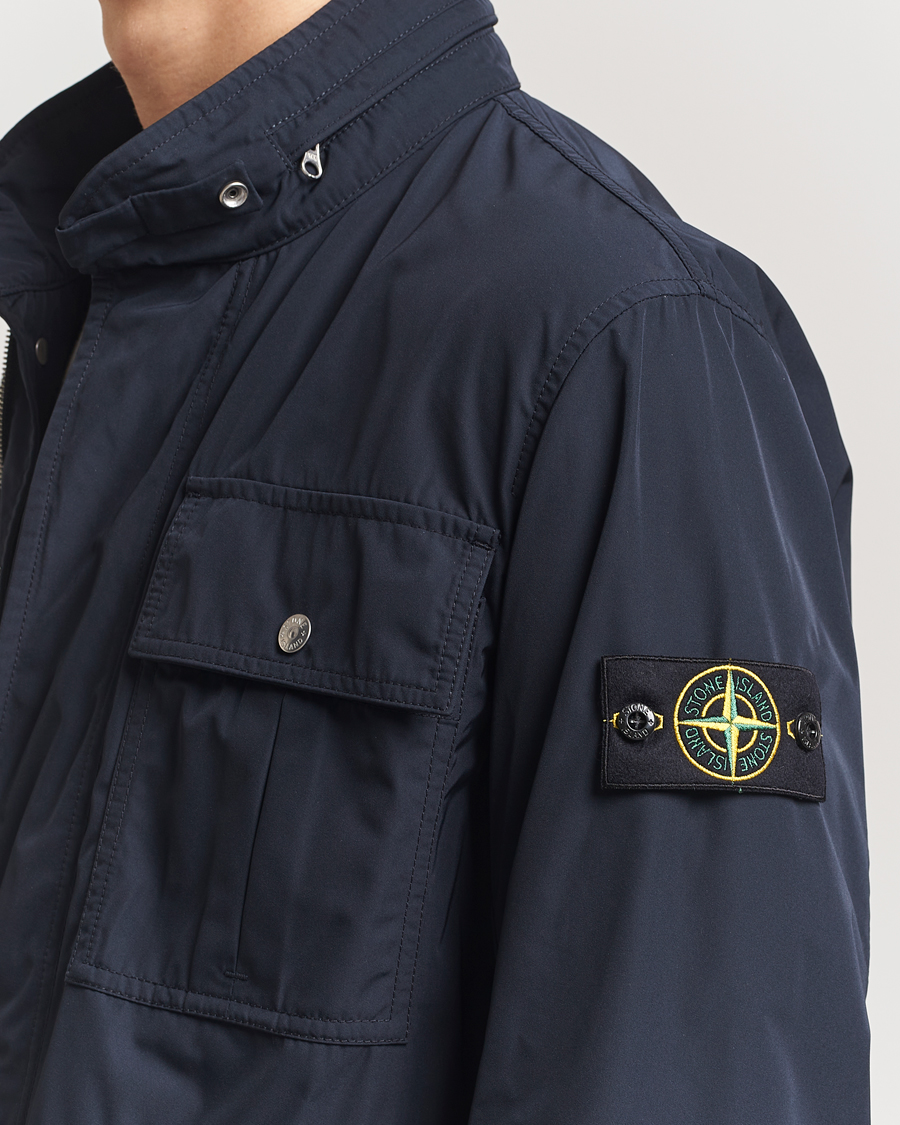 Herren | Jacken | Stone Island | Micro Twill Field Jacket Navy Blue