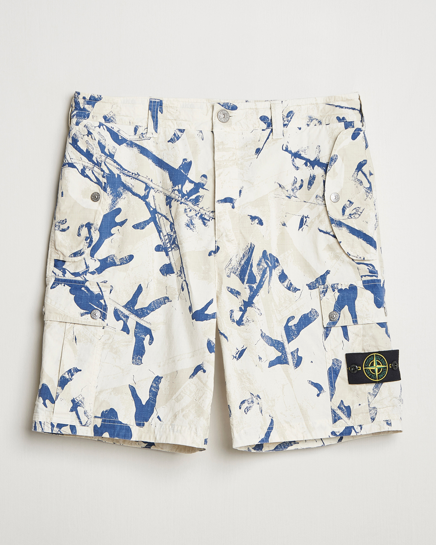 Herren | Shorts | Stone Island | Stretch Ripstop Camo Shorts Desert