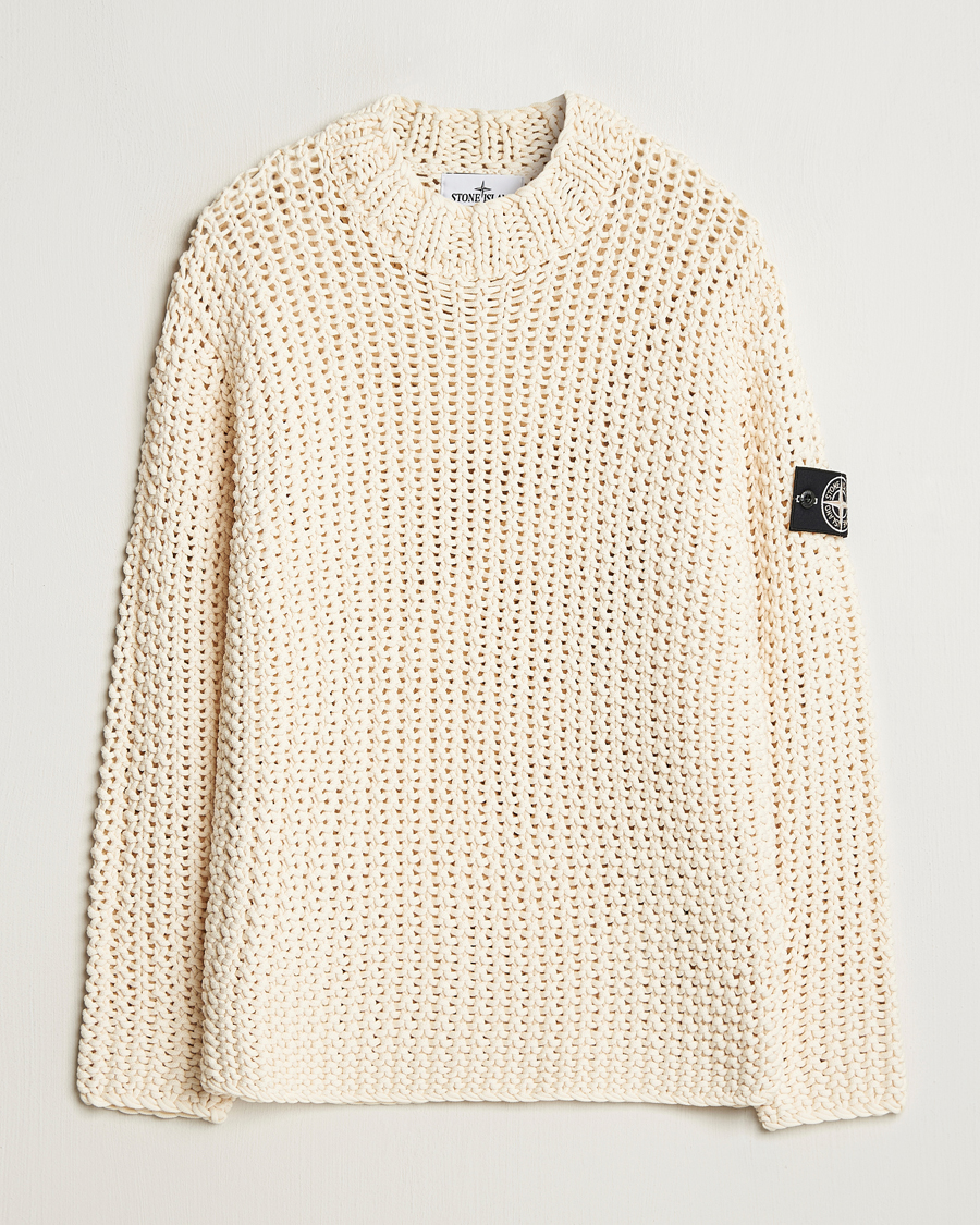 Herren | Pullover | Stone Island | UV Reactive Chain Stitch Sweater Cherry
