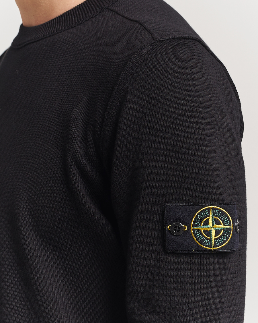 Herren | Pullover | Stone Island | Soft Organic Cotton Crew Neck Black