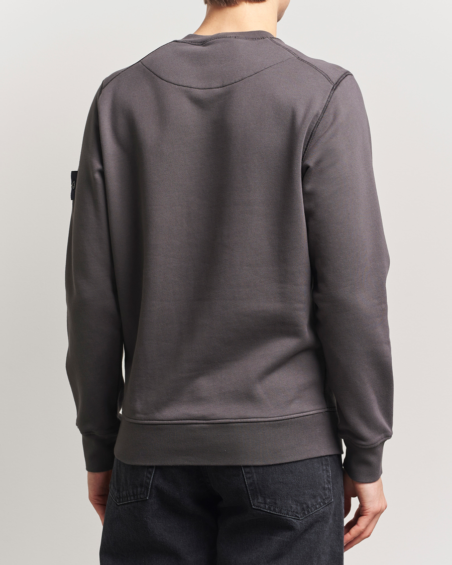 Herren | Pullover | Stone Island | Garment Dyed Fleece Sweatshirt Charcoal