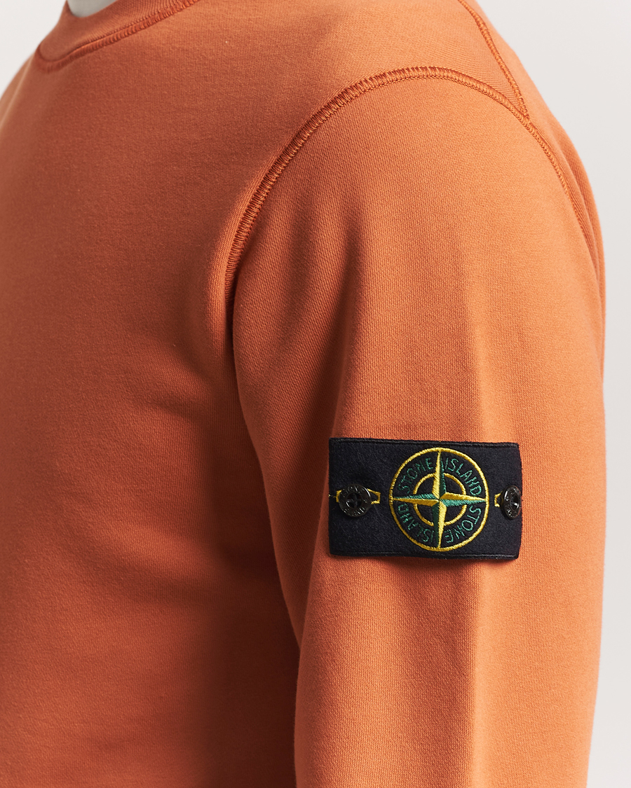 Herren | Pullover | Stone Island | Garment Dyed Fleece Sweatshirt Sienna