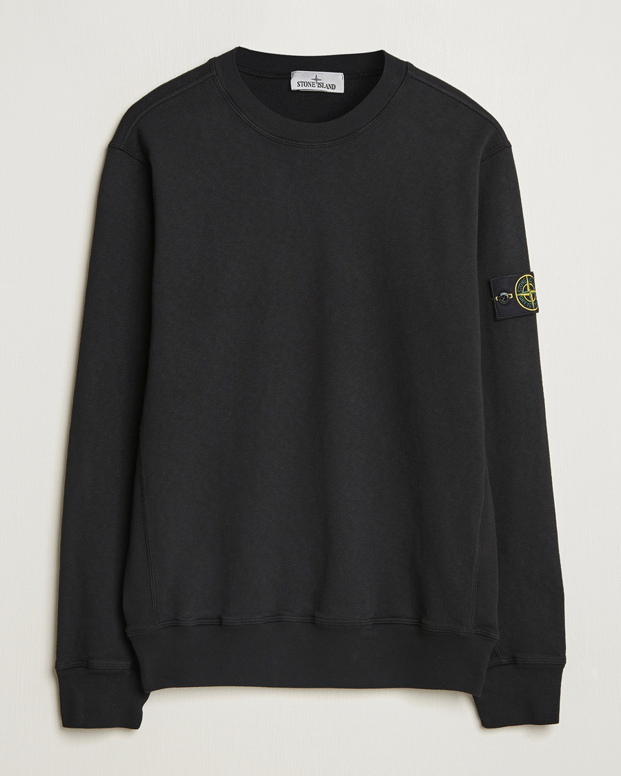 Herren | Pullover | Stone Island | Old Dyed Cotton Sweatshirt Black