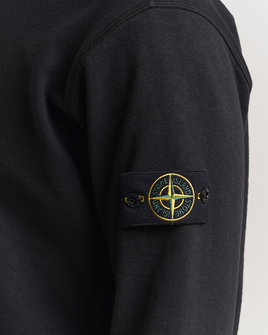 Herren | Pullover | Stone Island | Old Dyed Cotton Sweatshirt Black