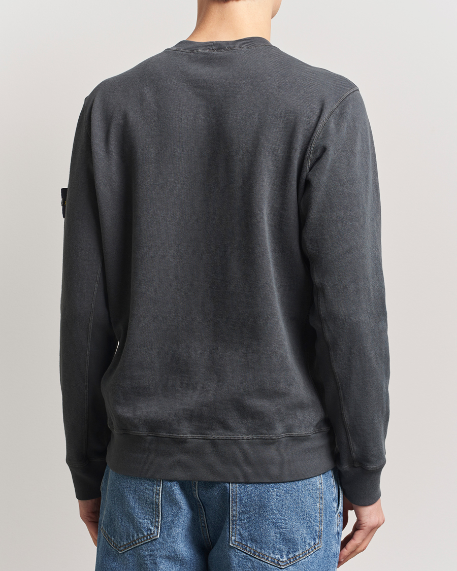 Herren | Pullover | Stone Island | Old Dyed Cotton Sweatshirt Charcoal