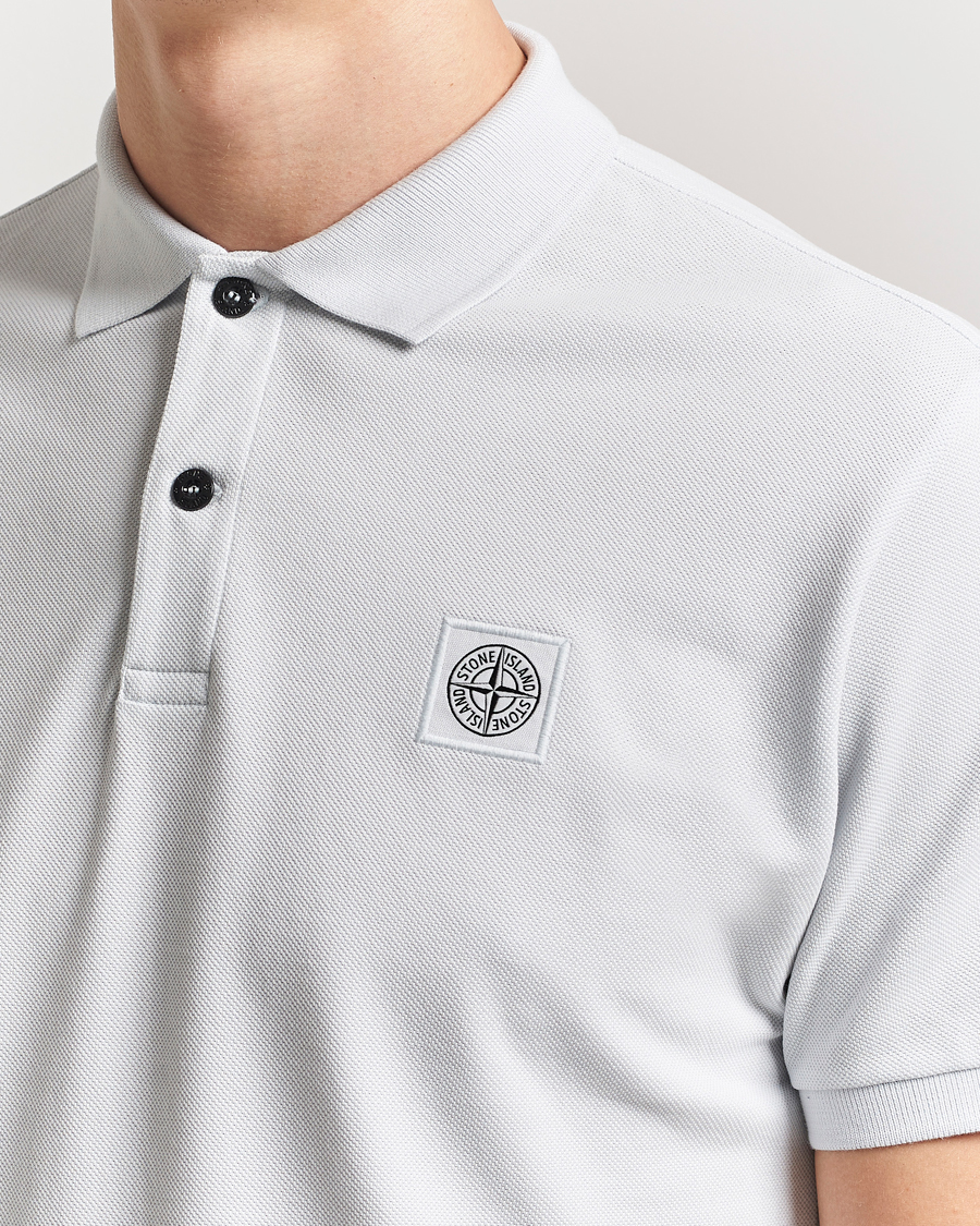 Herren | Poloshirts | Stone Island | Organic Cotton Pique Polo Sky Blue