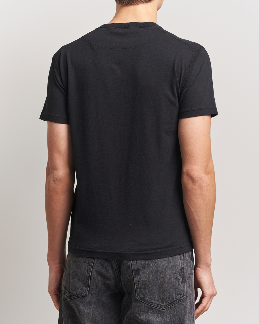 Herren | T-Shirts | Stone Island | Organic Cotton Fissato Effect T-Shirt Black