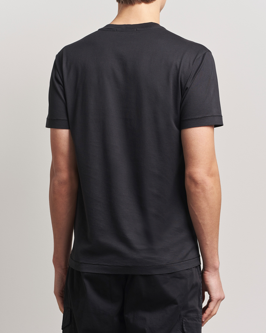 Herren | T-Shirts | Stone Island | Garment Dyed Cotton Jersey T-Shirt Black