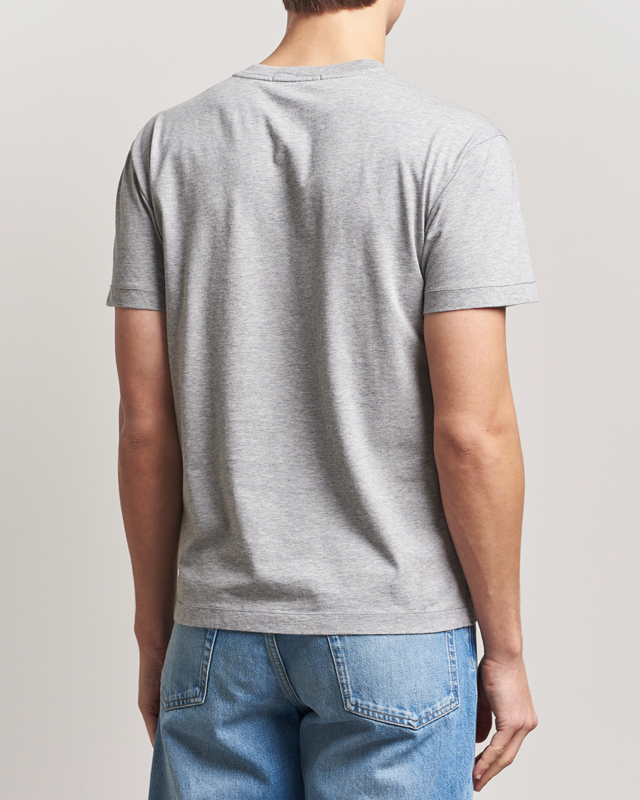 Herren | T-Shirts | Stone Island | Garment Dyed Cotton Jersey T-Shirt Melange Grey