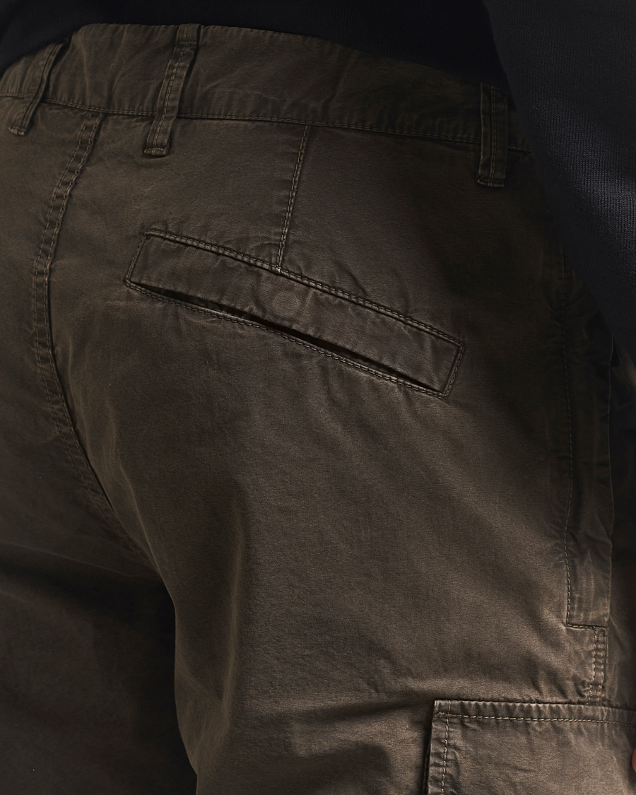 Herren | Shorts | Stone Island | Brushed Cotton Canvas Cargo Shorts Military Green