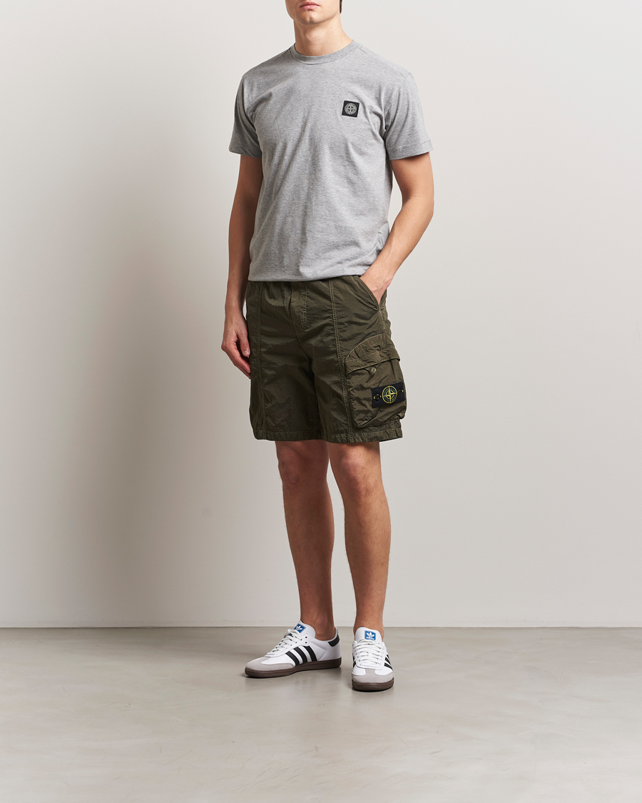 Herren | Shorts | Stone Island | Nylon Metal Drawstring Cargo Shorts Military Green
