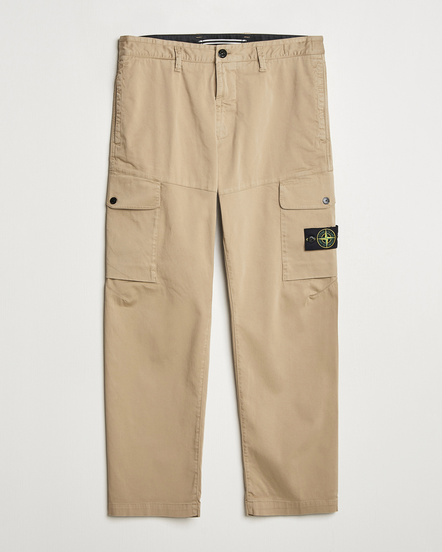 Herren | Hosen | Stone Island | Regular Fit Cotton Stretch Cargo Pants Biscuit