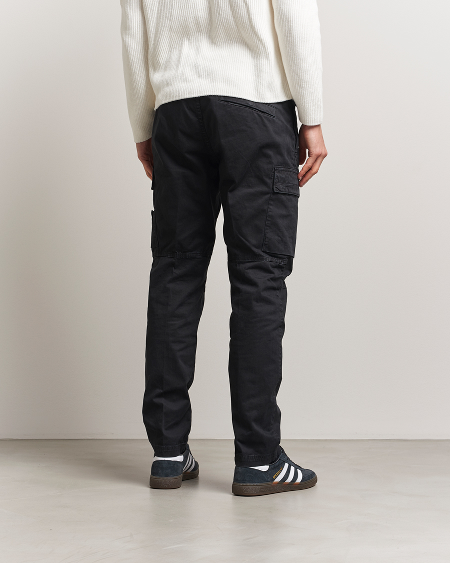Herren | Hosen | Stone Island | Stretch Twill Cargo Pants Black