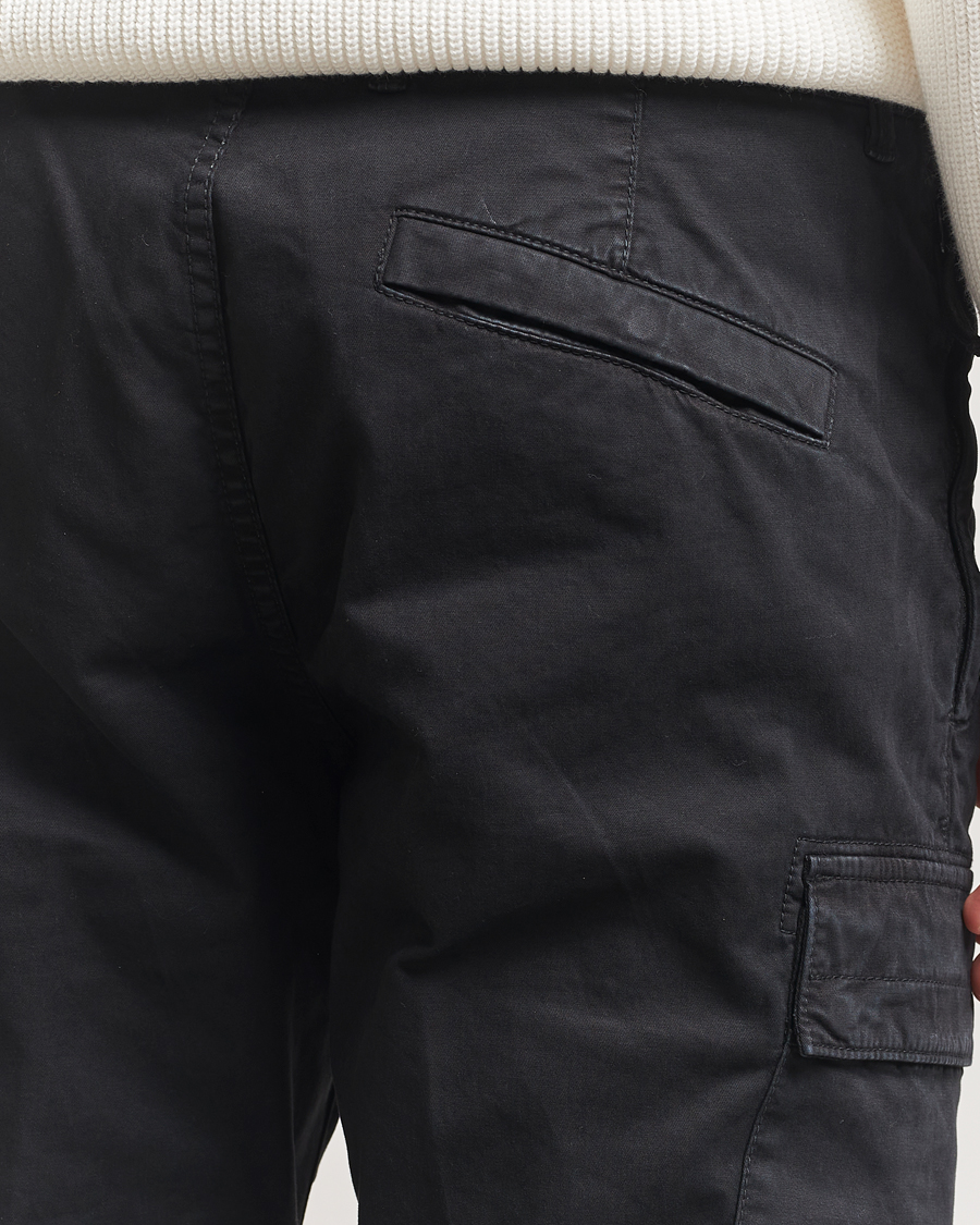 Herren | Hosen | Stone Island | Stretch Twill Cargo Pants Black