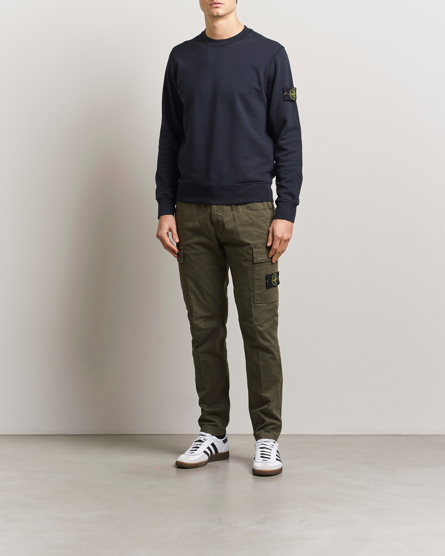 Herren | Hosen | Stone Island | Stretch Twill Cargo Pants Military Green