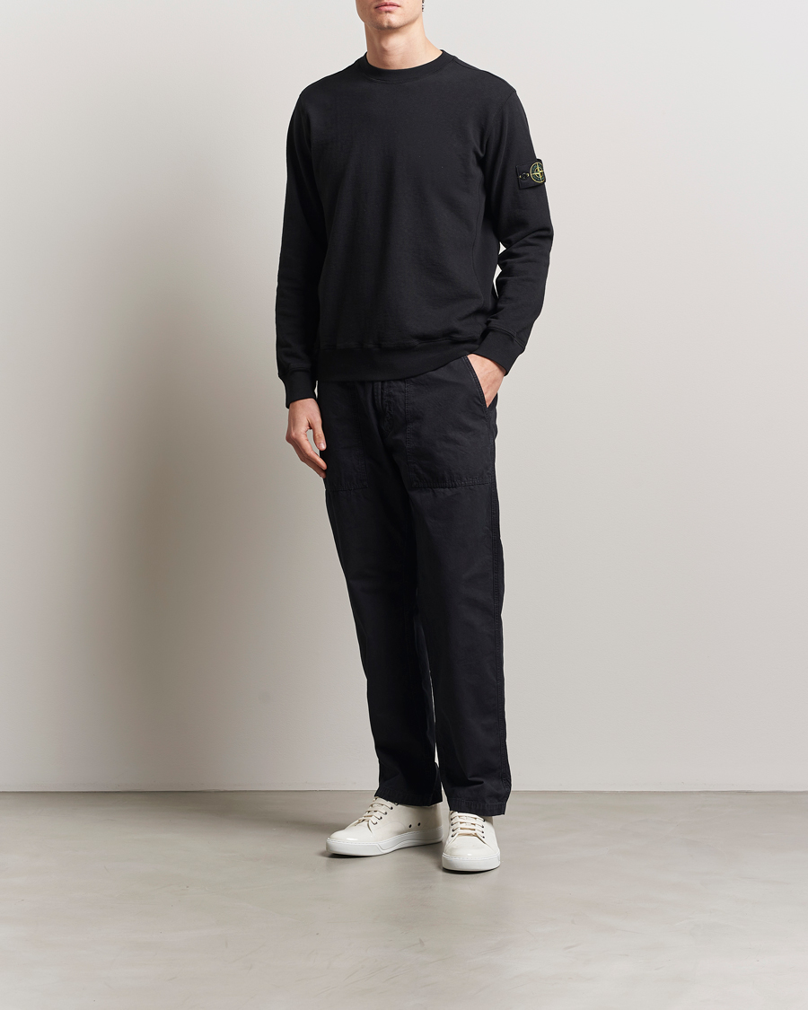 Herren | Hosen | Stone Island | Brushed Cotton Canvas Fatigue Pants Navy Blue