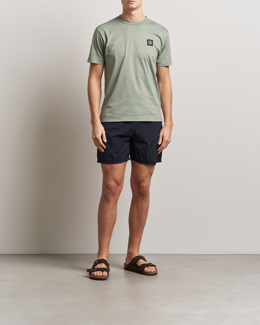 Herren | Badehosen | Stone Island | Nylon Metal Econyl Swimshorts Navy Blue