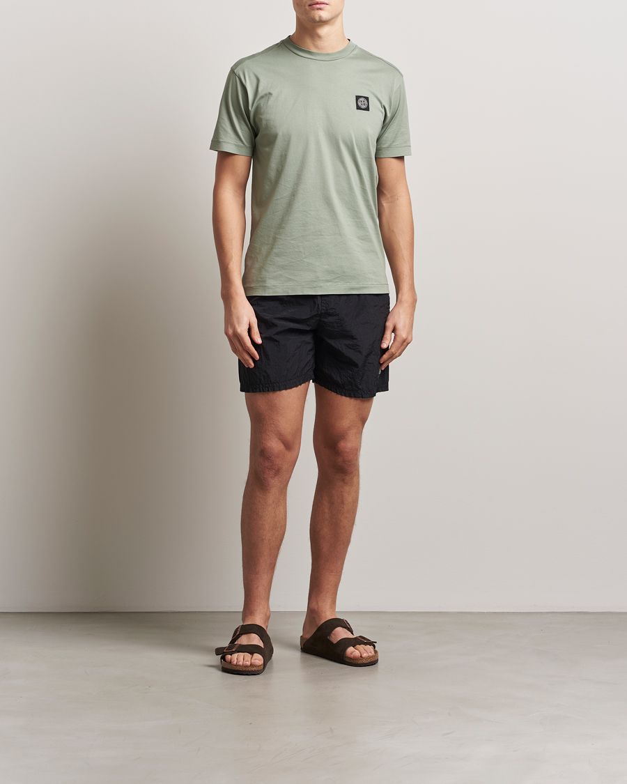 Herren | Badehosen | Stone Island | Nylon Metal Econyl Swimshorts Black