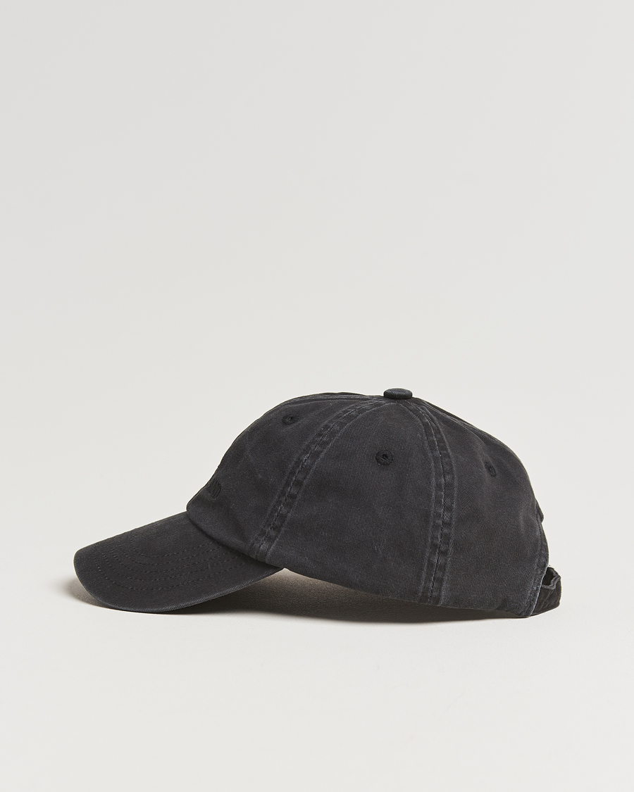 Herren | Stone Island Cotton Gabardine Cap Black | Stone Island | Cotton Gabardine Cap Black