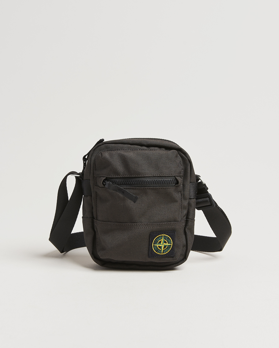 Herren | Stone Island Cordura Cross Body Bag Lead Grey | Stone Island | Cordura Cross Body Bag Lead Grey