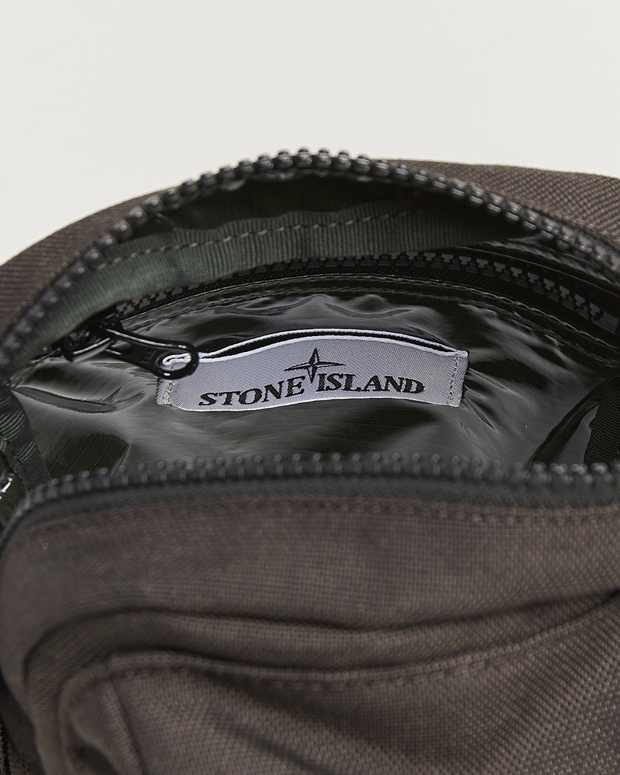 Herren | Stone Island Cordura Cross Body Bag Lead Grey | Stone Island | Cordura Cross Body Bag Lead Grey