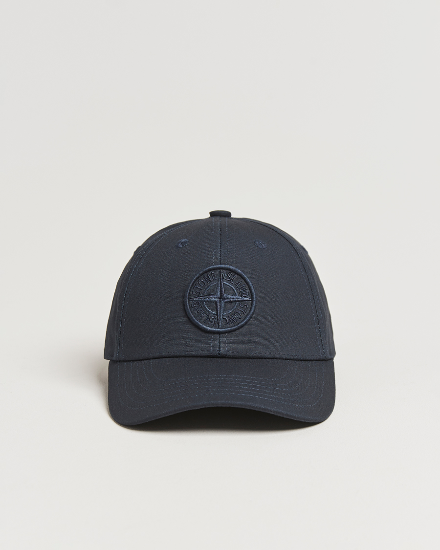 Herren | Stone Island Classic Cotton Cap Navy Blue | Stone Island | Classic Cotton Cap Navy Blue