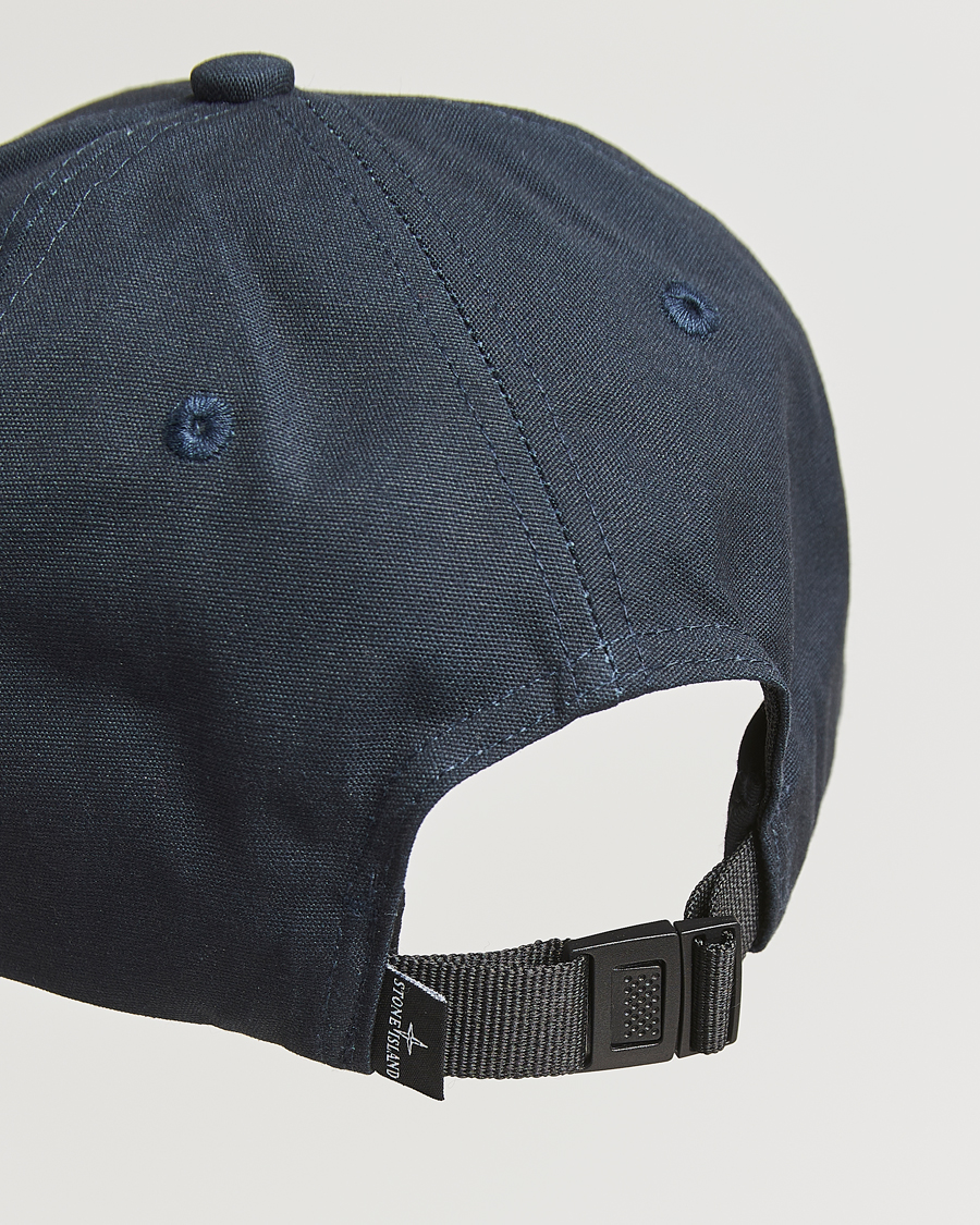 Herren | Stone Island Classic Cotton Cap Navy Blue | Stone Island | Classic Cotton Cap Navy Blue